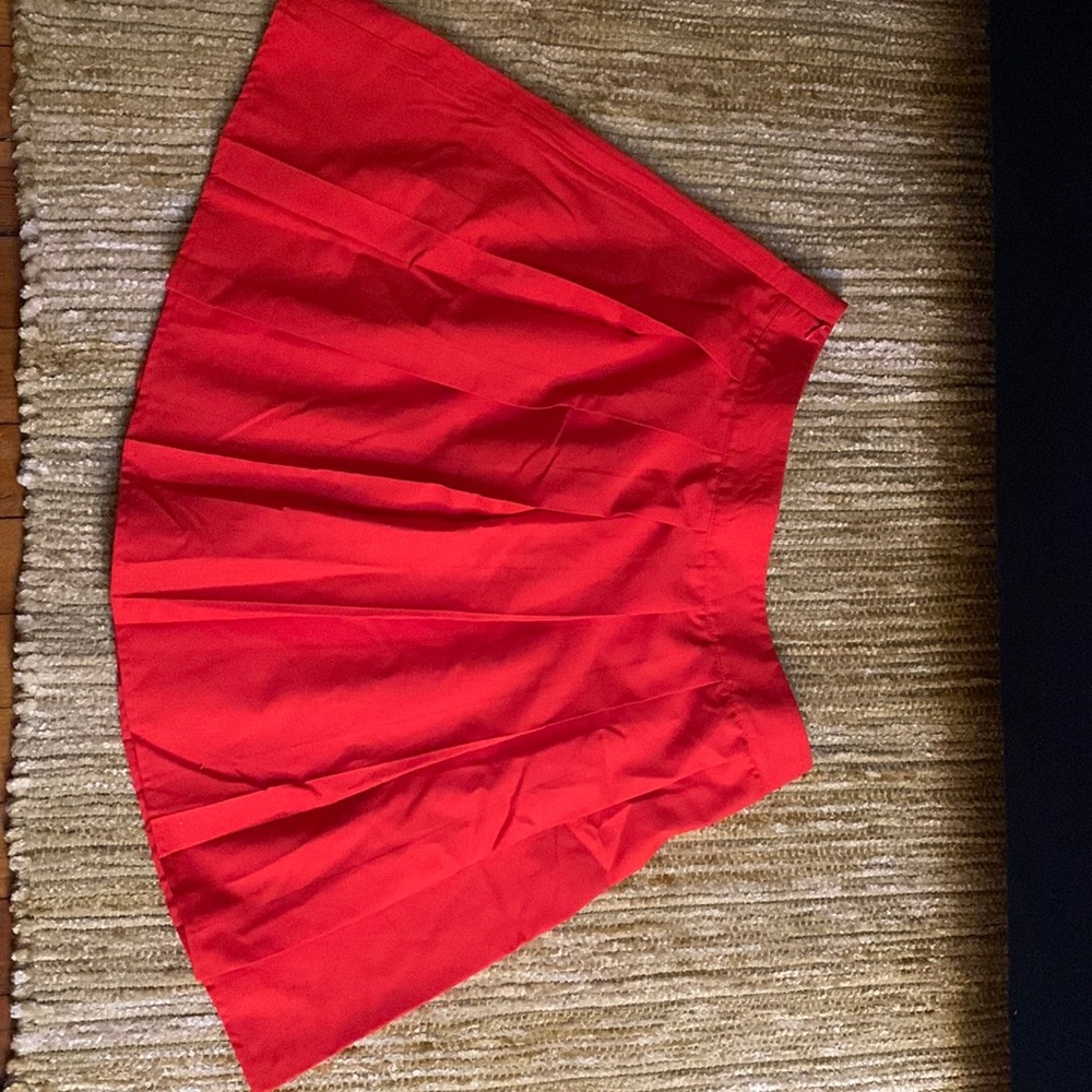 Red School Girl Skirt